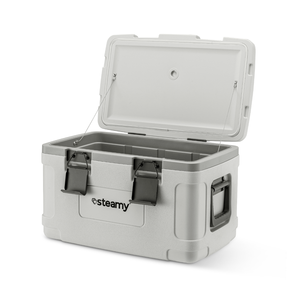 Glacière Marine Steamy 21 Litres – Avec Séparateur, Plateau D’insertion – Blanche, Pour Bateau Et Sports Nautiques