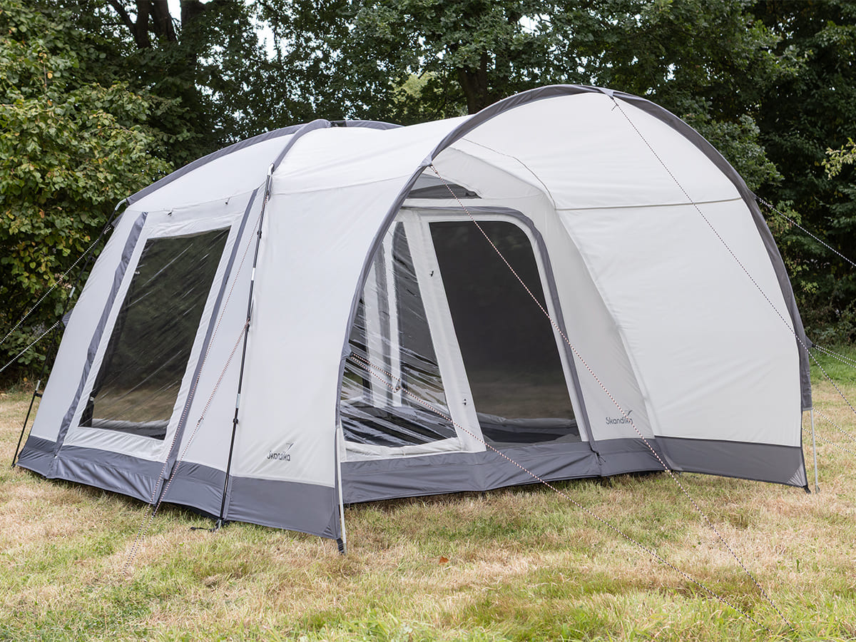 Auvent De Camping Skandika Pitea Pour SUV – Tente Arrière Autoportante 4 Personnes, 300x300 Cm, Hauteur 220 Cm, Tapis De Sol Cousu, Compatible Hayon