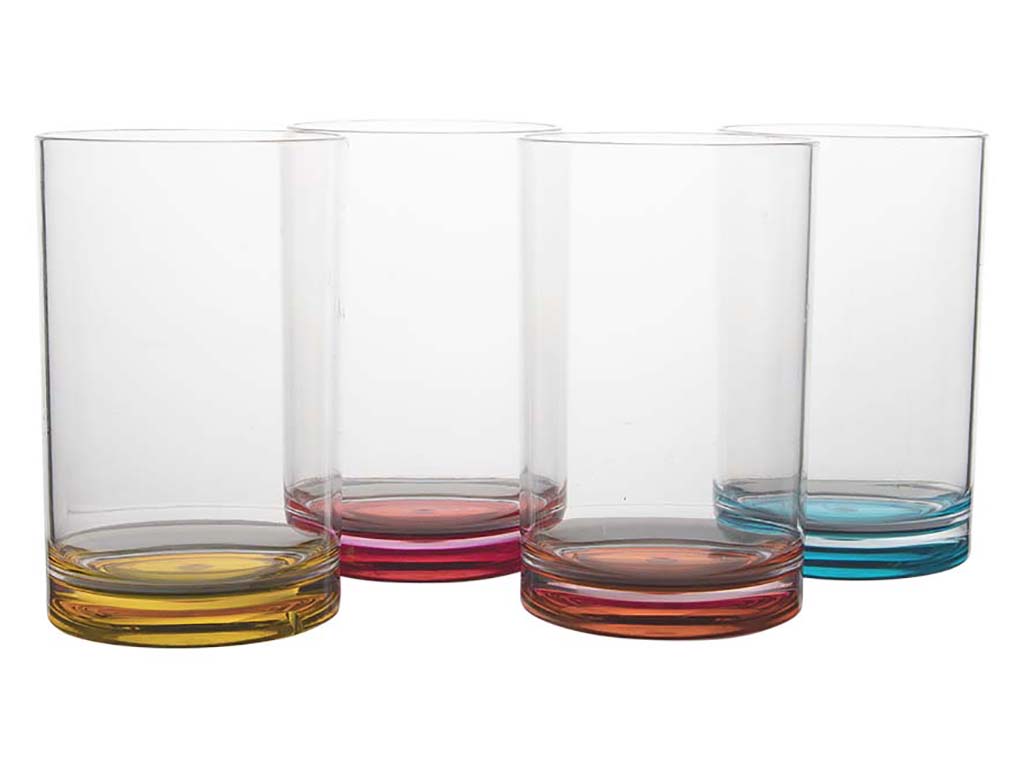 Lot De 6 Bocaux En Verre De 350 Ml Avec Couvercles En Bois-Motif Nervuré Élégant Pour L