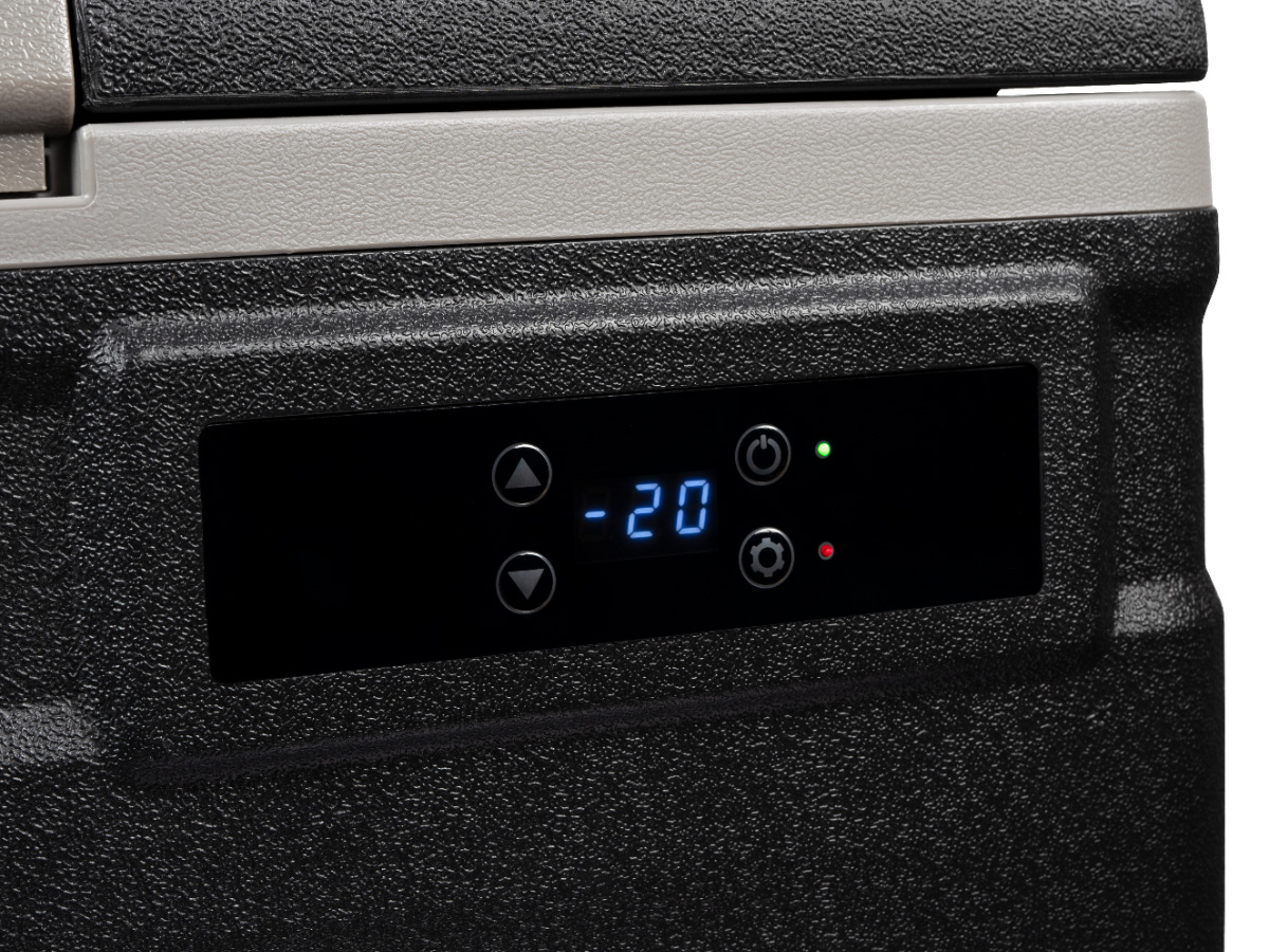 Steamy-E Dual Zone 65 Roller, Glacière à compresseur électrique avec roulettes, 57 litres, 12 V/230 V, pour Refroidir et Congeler, idéale pour Le Camping Steamy-E Dual Zone 65 Roller, Glacière à compresseur électrique avec roulettes, 57 litres, 12 V/230 V, pour Refroidir et Congeler, idéale pour Le Camping