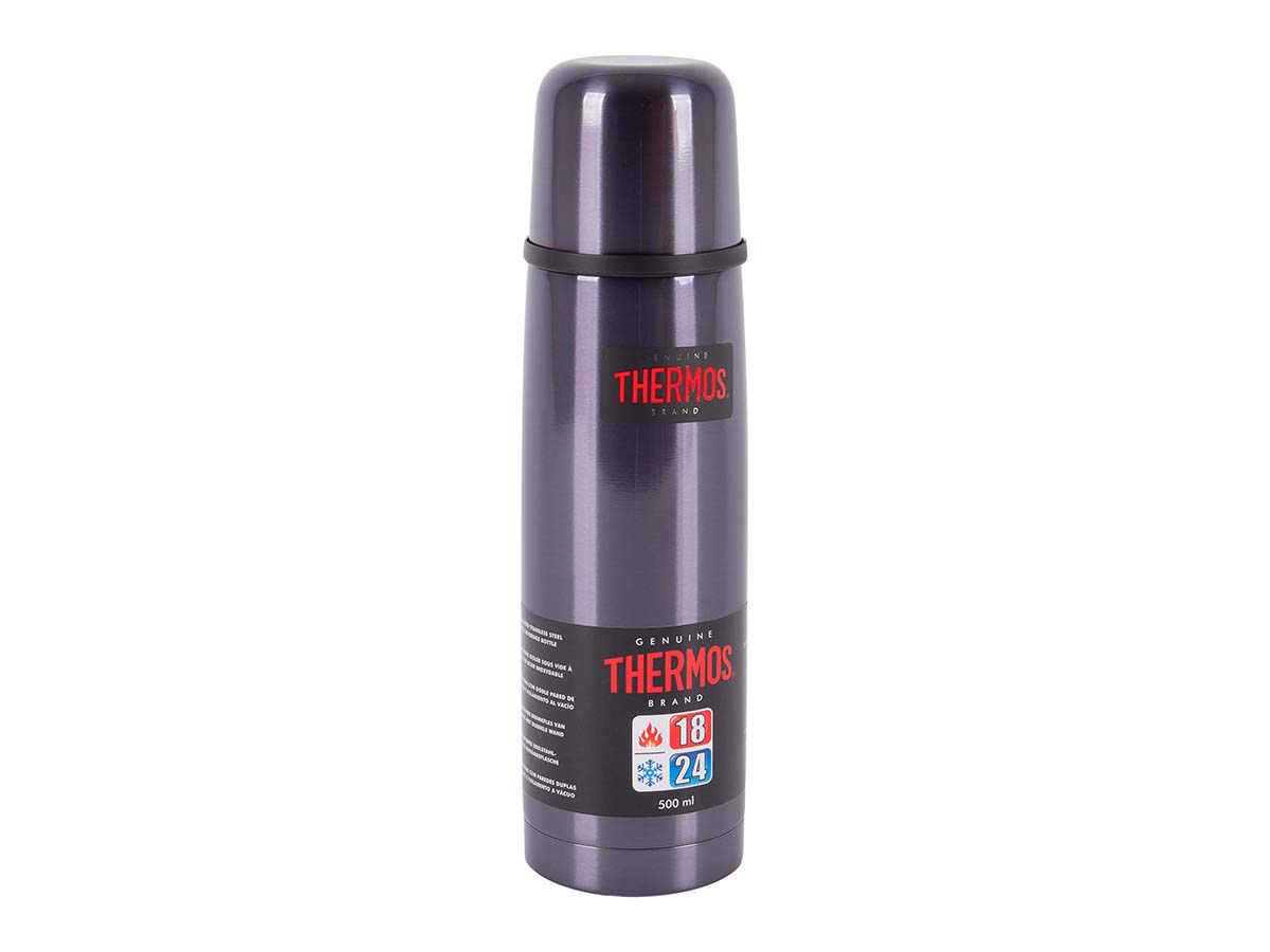 Bidon Isotherme Vintage ZEFAL ThermX - Gris - 500 Ml - Neuf