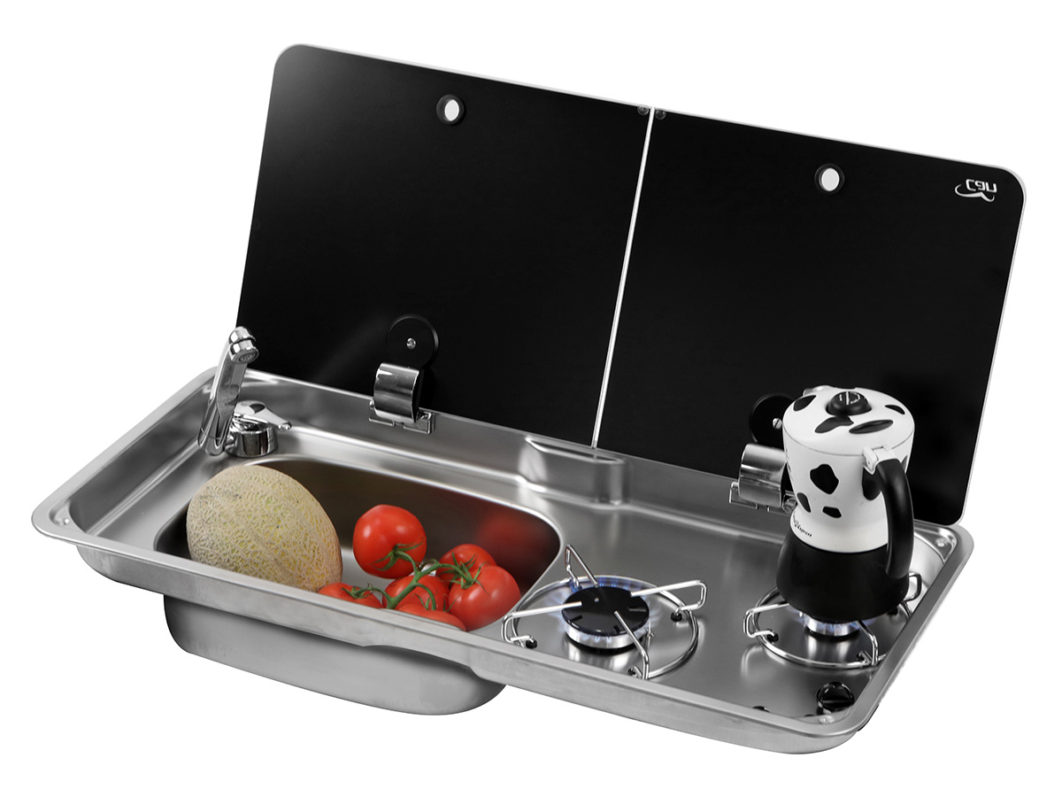 Garosa Table de cuisson à gaz RV Cuisinière à gaz RV 1 table de cuisson
