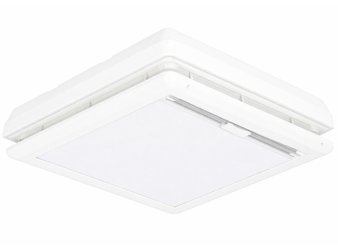 Lanterneau FIAMMA Vent 50x50 Blanc avec moustiquaire et store occultant - Andorra Campers
