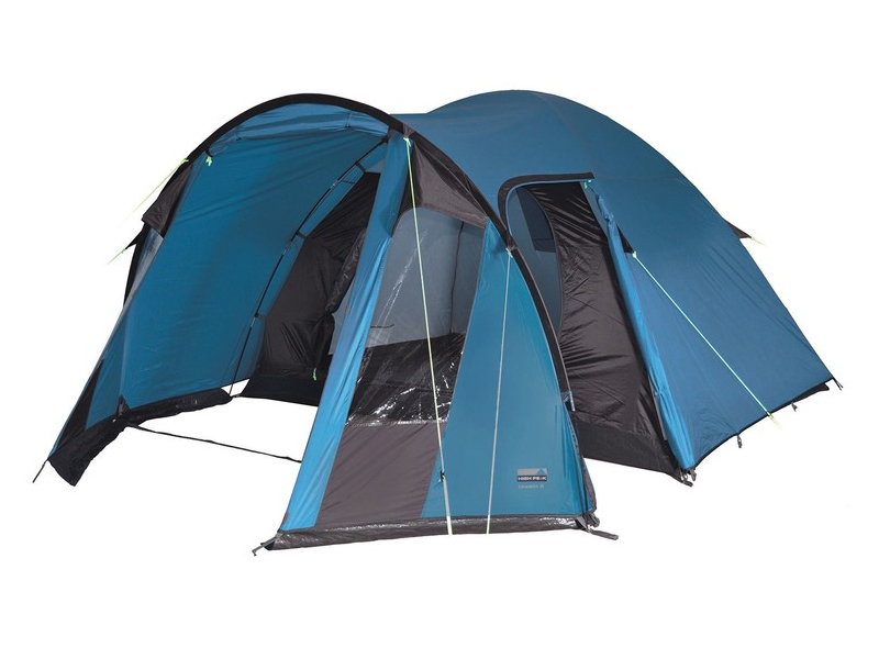 High Peak Monodome XL – Tente Dôme 4 Places Pour Camping Et Festival, Base Cuvette Imperméable, Arceaux Fibre De Verre, Double Porte Moustiquaire