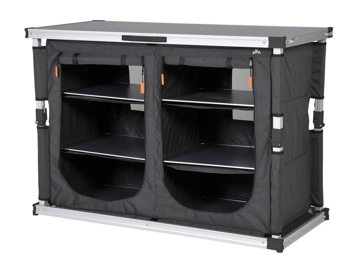Armoire De Camping Pliable Cuisine Extérieure - Rangement Spacieux En Tissu Avec Plan De Travail