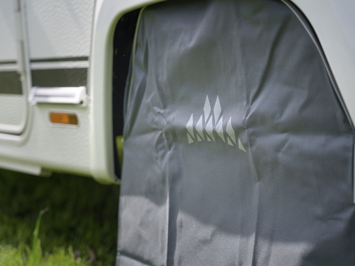 4 Housses De Protection Pour Pneus De Camping-car - Noir - Polyester 190T - Lot