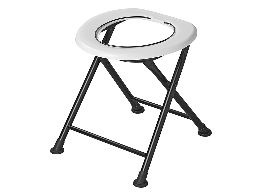 WADEO Toilettes de Camping Portables avec Porte-Mouchoir/Téléphone