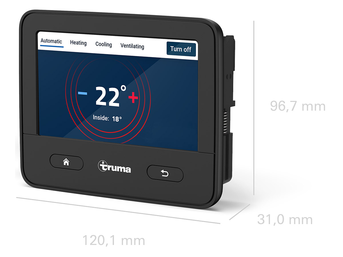 Panneau De Commande Truma 70500-02 Noir – Contrôle Précis Pour Boiler Série 3, 50°/70°